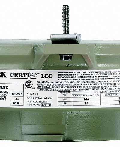 HUBBELL KILLARK LED Light Fixture: 3,813 lm - Hazardous Location Light Tanks