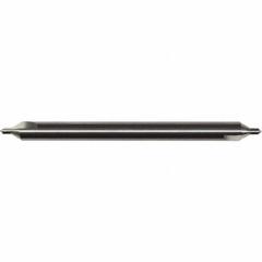 KEO Center Drill: Plain Type, #3, 60°, 6 in Overall Lg, TiN Coated Carbide (MPN 907-000-685). Key specifications — Brand: KEO; End Type: Double End.