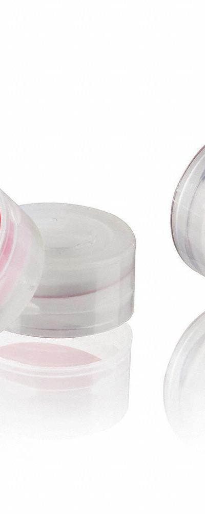 GLOBE SCIENTIFIC Lab Bottle Caps: 11 mm Dia - Snap On Bottle Caps