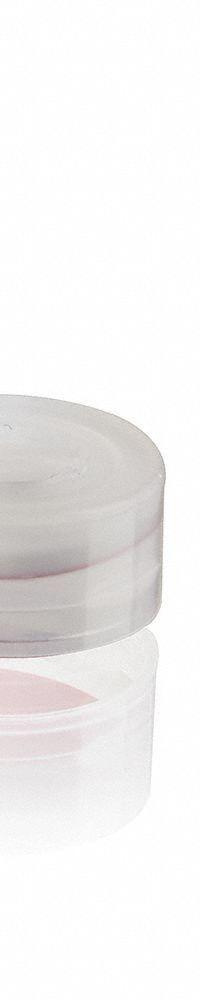 Lab Bottle Caps: 11 mm Dia, Colorless, Polyethylene, PTFE, Septa Included, Colored (MPN 9020002CAP-SR-NR). Key specifications — Closure Type: Snap-On; Clarity: Colored; Product Type: Cap; Septa Included: Yes; Vented: No; Brand: GLOBE SCIENTIFIC; Closure Color: Colorless; Closure Liner Material: PTFE.