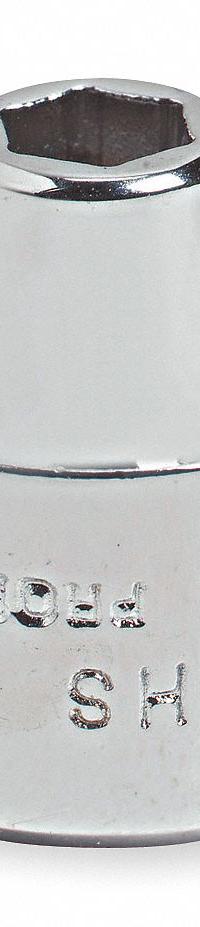 PROTO Socket: SAE, 3/8 in Drive Size, 5/16 in Socket Size, 6-Point, Short, Chrome, Socket (MPN J5210HS). Key specifications — attr1204417: PROTO; attr1204392: Chrome.