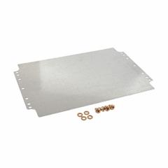 HAMMOND Inner Panel: Back Panel Panel, 12.47 in Overall Ht, 8.57 in Overall Wd, Steel, Galvanized (MPN 1590Z235PL). Key specifications — Panel Style: Back Panel; Brand: HAMMOND; Finish: Galvanized; Manufacturer Part Number: 1590Z235PL; Material: Steel.