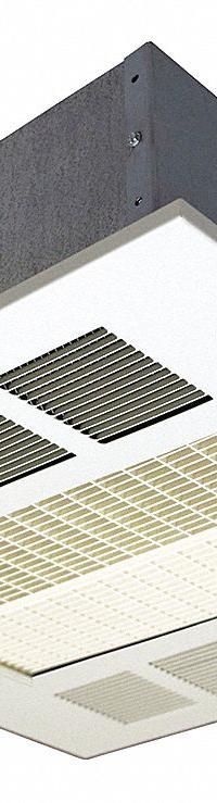 QMARK Electric Ceiling Panel Heater: 2500W/3800W/5000W, 277V AC, 1-phase, Recessed, White (MPN CDF557RE). Key specifications — Wattage Output: 2500W/3800W/5000W; Voltage, Phase: 277V AC, 1-phase; Brand: QMARK; Housing Color: White; Mounting Type: Recessed; Overall Dimensions - L x W x D: 23-3/4 in x 23-3/4 in x 7 in.