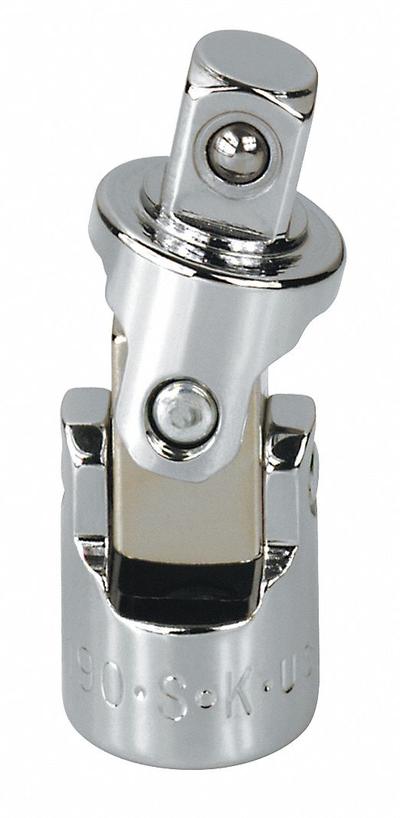 SK PROFESSIONAL TOOLS Universal Joint: 3/8 in Input Drive Size, 3/8 in Output Drive Size - 3/8" Drive Hand Flex Socket Adapters