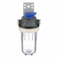 CULLIGAN Water Filter Housing: 1 in, NPT, 15 5/8 in Overall Ht, 8 3/8 in Overall Dia, Clear, 8 gpm (MPN WH-HD200-C). Key specifications — Housing Material: Styrene Acrylonitrile; Housing Color: Clear; Brand: CULLIGAN.
