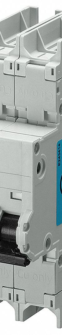 SIEMENS Miniature Circuit Breaker: 1 A Amps, 60V DC, 14 kA, Screw Clamp, 5SJ4, 240V AC, AC/DC (MPN 5SJ42017HG41). Key specifications — DC Voltage Rating: 60V DC; Brand: SIEMENS; Max. AIR Rating: 14 kA; Terminal Connection: Screw Clamp; AC Voltage Rating: 240V AC.