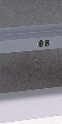 TENNSCO Electrical Shelf Riser: 48 in Overall Wd, 15 in Overall Dp, Gray, Carbon Steel, Steel, 18 in (MPN RE-18-1548). Key specifications — Includes Mounting Hardware: Yes; Color: Gray.