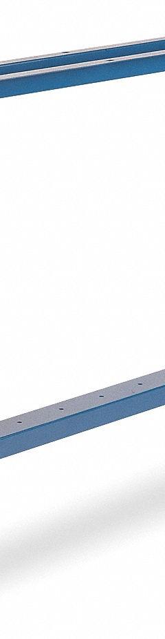 STANLEY VIDMAR Straight Leg: Straight Leg, 3 in Overall Wd, 33 in Overall Dp, Steel, Blue (MPN BL1751). Key specifications — Brand: STANLEY VIDMAR; Material: Steel; Includes Mounting Hardware: Yes.