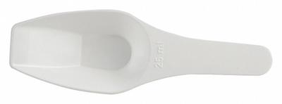 APPROVED VENDOR Scoop: Non-Sterile, Polypropylene, 25 mL Capacity - mL, 7/8 fl oz Capacity - oz - Polypropylene Lab Scoops & Spoons