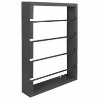 DURHAM MFG Rod Storage Rack: 4 Spindles, 26 in x 5 7/8 in x 36 in, For 10 in Max Spool Dia, Steel (MPN 368-95). Key specifications — Adjustment Type: Removable Rod; Brand: DURHAM MFG; Color: Gray; Material: Steel; Includes Mounting Hardware: Yes; Finish: Powder Coated; For Maximum Spool Diameter: 10 in.