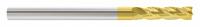 APPROVED VENDOR Square End Mill: Carbide, TiN Coated, 4 Flute, 5/16" Mill Dia, 1-1/2" LOC, 6" OAL (MPN 218-001029AA)