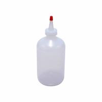 DYNALON Dropper Bottle: LDPE, 500 mL, 16.9 fl oz, No Label, Closure Material: LDPE Cap, Dropper (MPN 605085-16). Key specifications — Body Color: Colorless; Closure Color: Red; Graduated: No; Brand: DYNALON; Closure Included: Yes; Bottle Imprinting: No Label.