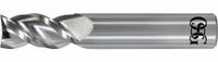 OSG Square End Mill: Carbide, 3 Flute, 1/4" Mill Dia, 5/8" LOC, 2-1/2" OAL (MPN VGM3-0009)