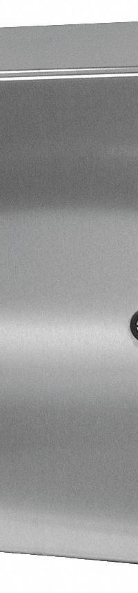 WIEGMANN Sloped Top Enclosure: 304 Stainless Steel, 60 in x 36 in x 16 in, NEMA 12/13/3R/4/4X (MPN N412603616CSSST). Key specifications — Brand: WIEGMANN; Closure Method: 1/4-Turn Latch; Enclosure Material: 304 Stainless Steel; Knockouts: Not Included.