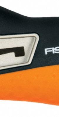 FISKARS Utility Knife: 7 in Overall Lg, Std Tip, Rubberized, Rubber, Orange, Hinge (MPN 770020-1001). Key specifications — attr307837: Hinge; attr307830: Standard Tip; attr307833: Orange; attr307831: Rubberized; attr307832: Rubber; attr324891: FISKARS.