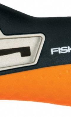 FISKARS Utility Knife: 7 in Overall Lg, Std Tip, Rubberized, Rubber, Orange, Hinge (MPN 770020-1001). Key specifications — attr307837: Hinge; attr307830: Standard Tip; attr307833: Orange; attr307831: Rubberized; attr307832: Rubber; attr324891: FISKARS.
