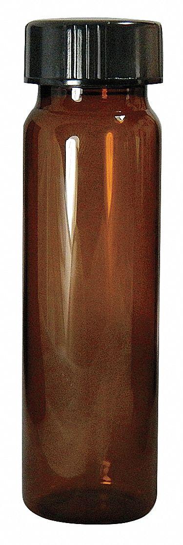 QORPAK Sample Vial: 20 mL, Includes Closure, Polypropylene, 27.75 mm Body Dia - Glass Sample Vials
