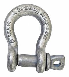CROSBY Anchor Shackle: Anchor Shackle, 10,000 lb Working Load Limit, 1 1/16 in Wd Between Eyes (MPN 1017516). Key specifications — Body Color: Silver; Brand: CROSBY.