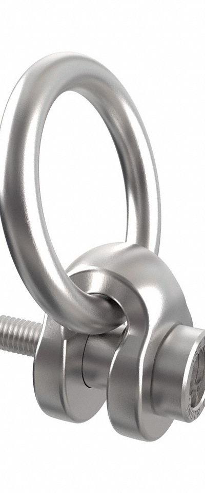 JERGENS Hoist Ring: Swivel - Side-Pull Pivot & Rotate Hoist Rings