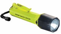 PELICAN Handheld Flashlight: 161 lm, 22 hr Run Time at Max Brightness, 160 m Max Beam, Yellow (MPN 2010C). Key specifications — Brand: PELICAN; Battery Requirements - Broad: Requires 3 C.