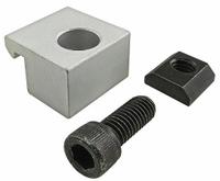Standard Angle Clamp Block: Std Angle Clamp Block, 15 Series, For 21/64 in Slot Wd, 1 Holes, 1 PR (MPN 4468). Key specifications — Material: Aluminum; Mounting Type: Slide-In; Brand: 80/20; Finish: Anodized.