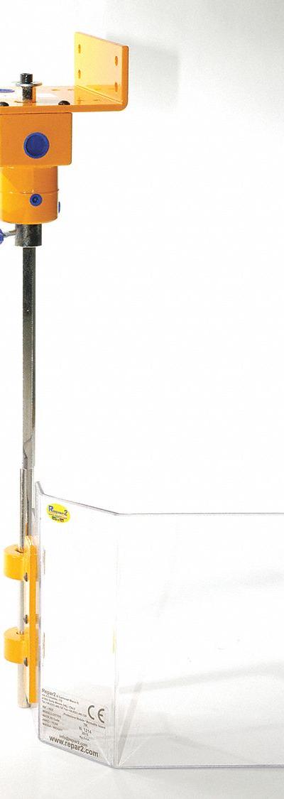 REPAR Machine Guard: 3-Sided - Drill Press Guards with Safety-Interlock Switch