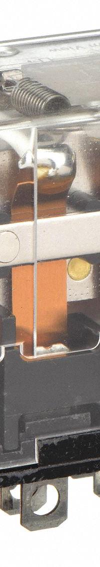 OMRON General Purpose Relay: Socket Mounted, 10 A Current Rating, 24V DC, 4PDT, 14 Pins/Terminals (MPN LY4N-DC24). Key specifications — Brand: OMRON; Base Type: Square; Mounting Style: Plug-In; Pin Shape: Flat; Electrical Connection: Quick-Connect; Manufacturer Part Number: LY4N-DC24; Operating Current: 10 A at 110V AC (Resistive Load); Series: LY Series.