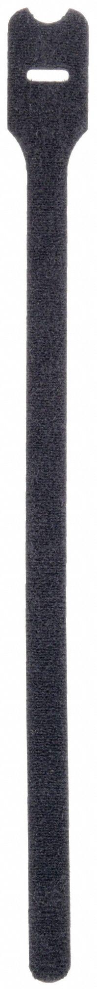 PANDUIT Hook-and-Loop Cable Tie: 12 in Lg, 3.18 in, 0.5 in Wd, Nylon, Black, 10 PK (MPN HLTP3I-X0). Key specifications — Max. Bundle Dia.: 3.18 in; Material: Nylon; Color: Black.
