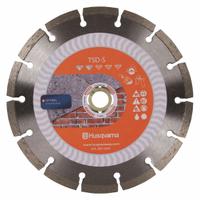 HUSQVARNA Diamond Saw Blade: Brick/Stone, 10 in Blade Dia., 5/8 in_7/8 in Arbor Size, Wet/Dry, Good (MPN TACTI-CUT S 10). Key specifications — attr1097734: Wet/Dry; attr1097738: Tile Saw; attr1097751: HUSQVARNA.