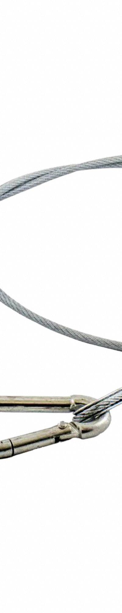 HUBBELL Over Hang Cable: Steel, OC5MB-03 - Balancer & Retractor Chains, Cables & Saddles