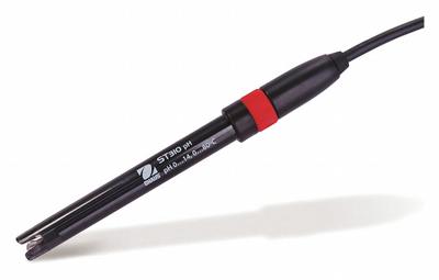 OHAUS Electrode: ST310, pH, 0 to 14 pH, Bulb, 1.1 m Cable Lg, BNC/Cinch, Ceramic - pH Laboratory Electrodes, Probes & Sensors