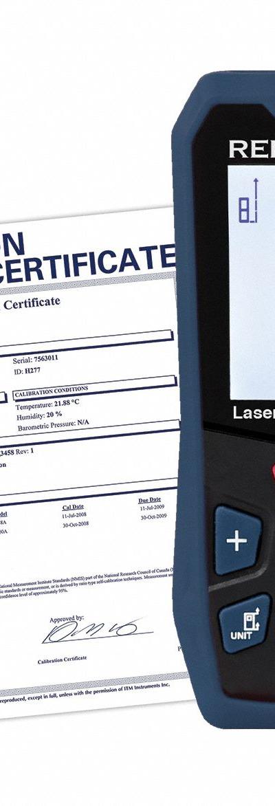 REED INSTRUMENTS Laser Distance Meter: Inch - Indoor-Outdoor Laser Distance Meters