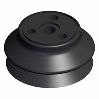 SMC Vacuum Pad: Bellows, w/o Adapter, 40 mm Pad Dia, Silicone, Black, 40, 20.5 mm Pad Ht, ZP (MPN ZP40HBS). Key specifications — attr1019101: ZP40HBS; attr1019103: SMC; attr1019107: 40.