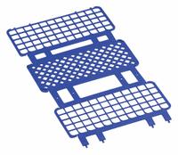 Tube Rack: Polypropylene, Blue, (60) Wells, 60 Compartments, Benchtop (MPN HS243077B). Key specifications — Material: Polypropylene; Mounting Location: Benchtop; Color: Blue; Product Type: Test Tube Rack; Total Holding Capacity: (60) Wells; Brand: HEATHROW SCIENTIFIC.