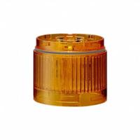 PATLITE Tower Light Module: Steady, 24V DC, Amber, 60 mm Overall Dia, 40 mm Overall Ht, LR6 (MPN LR6-E-Y+FB295). Key specifications — Brand: PATLITE; Compatible with Series: LR6; Lens Color: Amber; Operating Voltage: 24V DC; Manufacturer Part Number: LR6-E-Y+FB295.