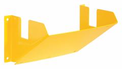 VESTIL Wheel Chock Holder: 7 1/2 in Overall Wd, 6 1/2 in Overall Ht, Steel, Wheel Chock Holder (MPN WC-H). Key specifications — Color: Yellow; Compatible with Grainger Part Number: 172Y35; Compatible with Manufacturer Model Number: RWC-3; Material: Steel; Product Type: Wheel Chock Holder.