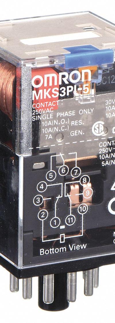 OMRON General Purpose Relay: Socket Mounted - Socket-Mounted Relays