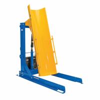 VESTIL Drum Dumper: Steel, Stationary, 1,000 lb Wt Capacity, Fiber/Metal/Plastic, Hydraulic, 115V AC (MPN HDD-72-10-S). Key specifications — For Drum Capacity: 55 gal; Brand: VESTIL; Chute Material: Steel; Portability: Stationary; Housing Material: Steel; For Drum Material: Metal; Operating Voltage @ Current: 115V AC; Electrical Connection: Power Cord.
