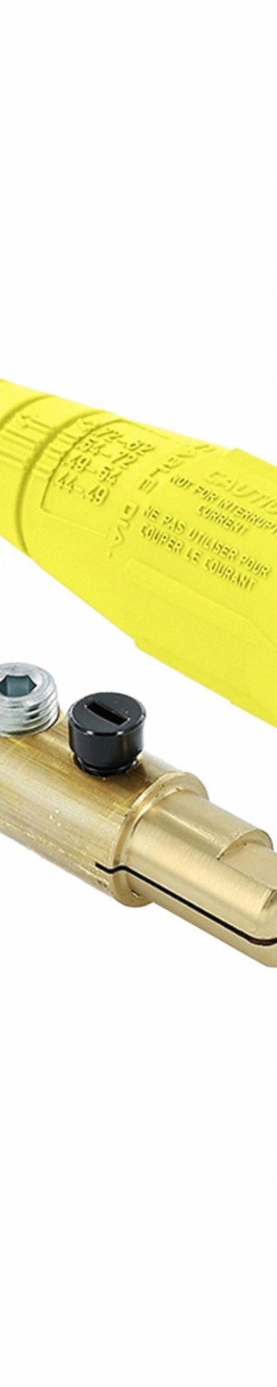 LEVITON Single Pole Inline: Male - Plugs with Set Screw Terminations