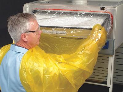 LABCONCO Replacement Bag: HEPA/ULPA, 4 ft Overall Ht, 4 1/2 ft Overall Wd, Bag and Trim - Fume Hood Filters