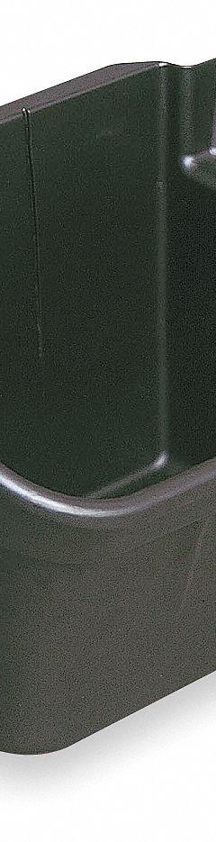 RUBBERMAID COMMERCIAL PRODUCTS Bin: 30 lb Cap, High Gloss, Black, Plastic (MPN FG335488BLA). Key specifications — attr1343268: Plastic; attr1343265: Black; attr1343278: High Gloss; attr1343273: FG452088; attr1343283: FG335488BLA; attr1343286: RUBBERMAID COMMERCIAL PRODUCTS; attr1343274: 4YX42; attr1343287: Bin.