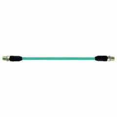 MURRELEKTRONIK Cordset: Cat5, M12 Male Straight x M12 Male Straight, 5 m Lg, TPE, Blue, A Coding, A (MPN 7700-48511-S4W0500). Key specifications — Brand: MURRELEKTRONIK; Cable Jacket Color: Blue; End 1 Coding: A; End 2 Coding: A; Performance Category: Cat5.