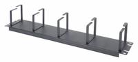 VIDEO MOUNT PRODUCTS Cable Manager: Horizontal, 2 U, Single Side Sides, 3 7/8 in Overall Dp, Black (MPN ERDRCM2). Key specifications — Color: Black; Orientation: Horizontal; Brand: VIDEO MOUNT PRODUCTS; Material: Steel; Number of Sides: Single Side.