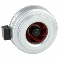 In-Line Duct Fan: 940 cfm Max., 12 in Duct, 300 W, 120V AC, 1 Ph, IP44, Galvanized Steel (MPN 45020). Key specifications — Includes: Mounting Bracket; Brand: FANTECH; Speed Controllable: Yes; High-Efficiency Motor: No; Nameplate Voltage: 120V AC; Number of Speeds: 1; Airflow @ 0.000 in SP - Range: 750 to 1,500 cfm; High-Efficiency Motor_Broad: Standard-Efficiency Motor.