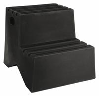 DPI Step Stool: 2 Steps, 1.6 ft Overall Ht, 500 lb Load Cap, Plastic, 1.6 ft Standing Ht (MPN ST217-01). Key specifications — Brand: DPI; Color: Black.