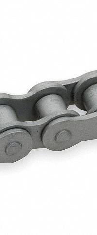 TSUBAKI Roller Chain: Single Strand, 50, 5/8 in Pitch, Steel, 10 ft Overall Lg, Riveted Pin, Coated (MPN 50NEPRB). Key specifications — Brand: TSUBAKI.