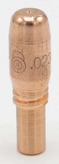 BERNARD Contact Tip: AccuLock S, 0.023 in (MPN T-A023CH). Key specifications — Contact Tip Series: AccuLock S; Connection Type: Threaded; Manufacturer Part Number: T-A023CH; For Nozzle Series: AccuLock S; Brand: BERNARD; Maximum Wire Diameter (Merch): 0.023 in.