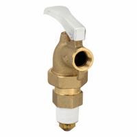 APPROVED VENDOR Adjustable Safety Faucet: Self-Closing, 3/4 in Male NPS/3/4 in Male NPT, Adj, Brown (MPN 08910). Key specifications — Product Type: Drum Faucet; Compatible Faucet Manufacturer Part Number: 08552; Handle Type: Self-Closing; Inlet Gender: Male; For Container Type: Drums; Body Material: Brass; Standards: FM Approved; Flame Arrestor Type: Internal.