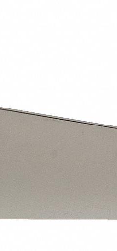 ECONOCO Shelving Bracket: Single, 2 in Slot Spacing, 1 in Slot Lg, 1/8 in x 14 in x 3 in, Gray (MPN GSBL14). Key specifications — Product Type: Fixed Shelf Bracket; Color: Gray; For Display Type: Single Slotted Standards; Material: Steel; Duty Rating: Heavy Duty; Brand: ECONOCO; Finish: Zinc-Plated; Mounting Type: Hanging.