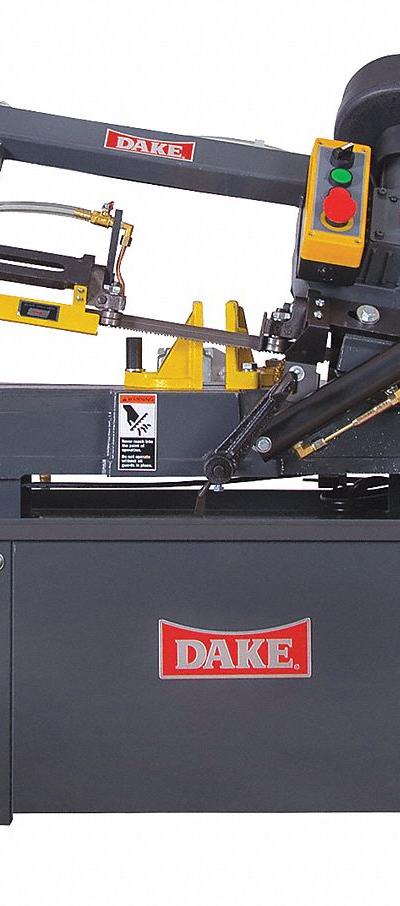 DAKE CORPORATION Band Saw: 7 in x 12 in - Mitering Semi-Automatic Horizontal Band Saws